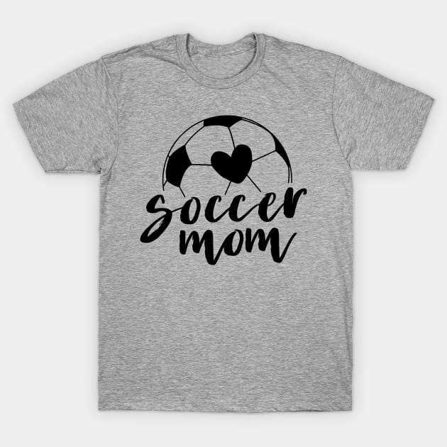 Soccer Mom Heart Ball © GraphicLoveShop T-Shirt by GraphicLoveShop